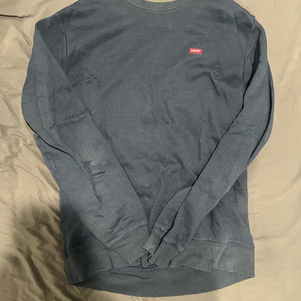 Levi's Men's Black Crewneck Sweater